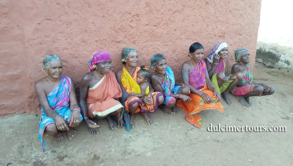 Tribal Lady in weekly tribal market