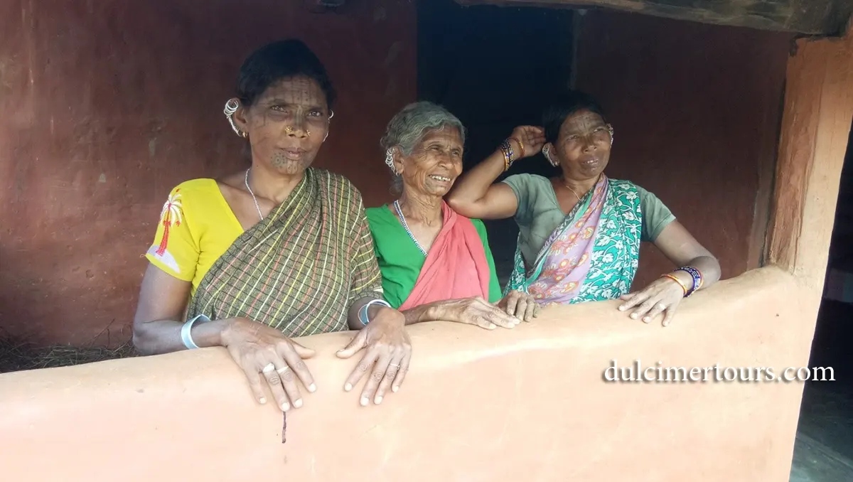 Tribal Lady in weekly tribal market