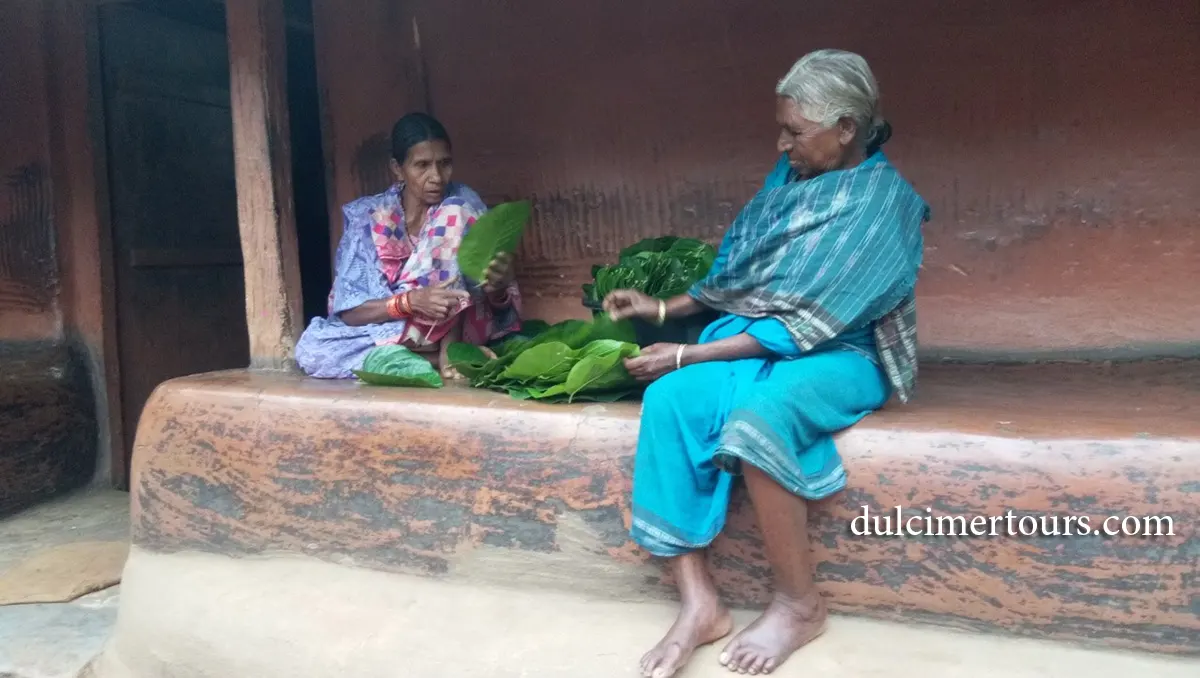 Tribal Lady in weekly tribal market