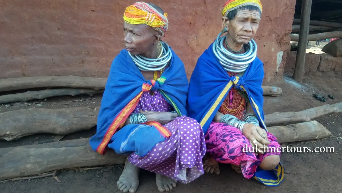 Tribal Lady in weekly tribal market