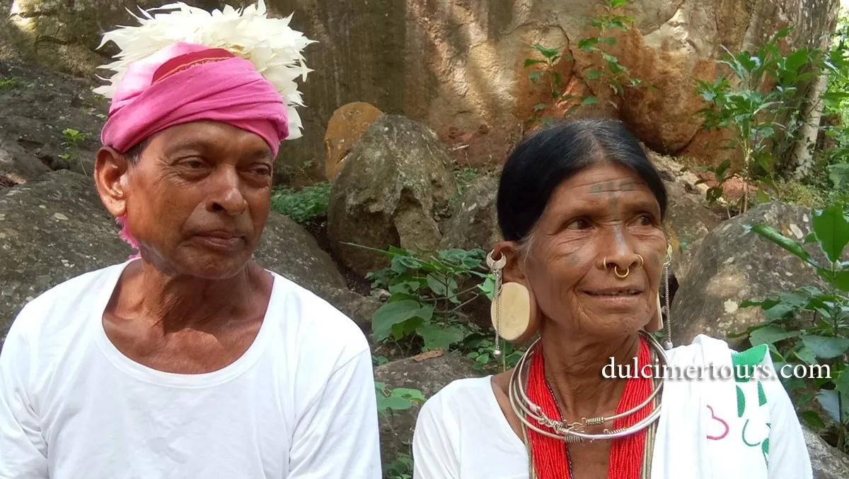 Tribal Lady in weekly tribal market